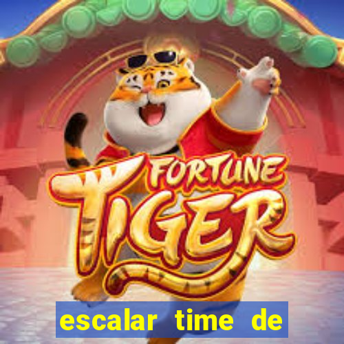 escalar time de futebol online